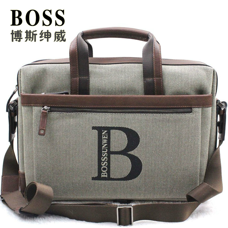 bosssunwen博斯绅威男包正品3折手提公文包s1531-18211d2原价2158