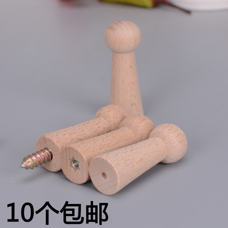 实木榉木挂衣钩衣帽钩单钩衣钩壁挂鞋柜挂钩柜内挂衣钩|ruв категории Домашний быт, декоративные крюк - от Buy2taobao.com для оказания профессиональной услуги покупки агента Taobao