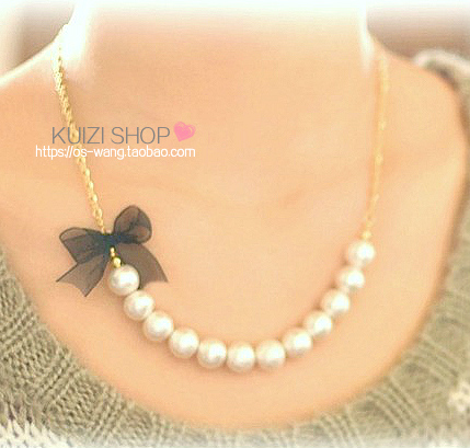 Sunflower seed Original manual customized Japan Imported Lithe Cotton Pearl Sterling Silver 14k Gold necklacein the Accessories/Fashion Jewelry, Necklace category - from Buy2taobao.com to provide professional Taobao agent buy service