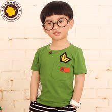 Scouring powder exclusive offers】 gifted musicians Cool Kids Boys short-sleeved t-shirt cotton summer 2013 children's T-shirt