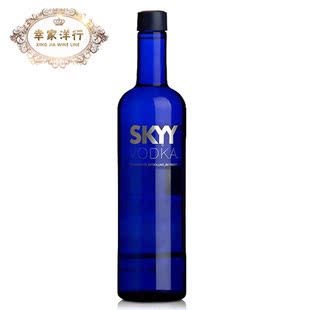  聚会必备特价洋酒 原瓶进口 促销 深蓝伏特加SKYY 仅售47元不包邮