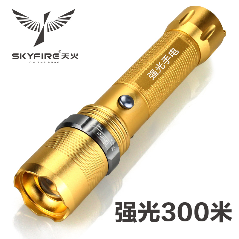 天火 LED强光远射手电筒探照灯 户外家用可充电徒步骑行迷你变焦在类目 户外/登山/野营/旅行用品, 户外照明, 手电筒中 - 来自Buy2taobao.com提供专业的淘宝代购服务