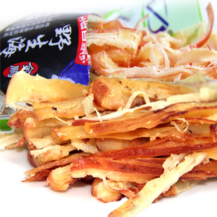  包邮特价金鹏野生即食碳烤手撕鱿鱼片鱿鱼丝/鱿鱼条500g 海味零食