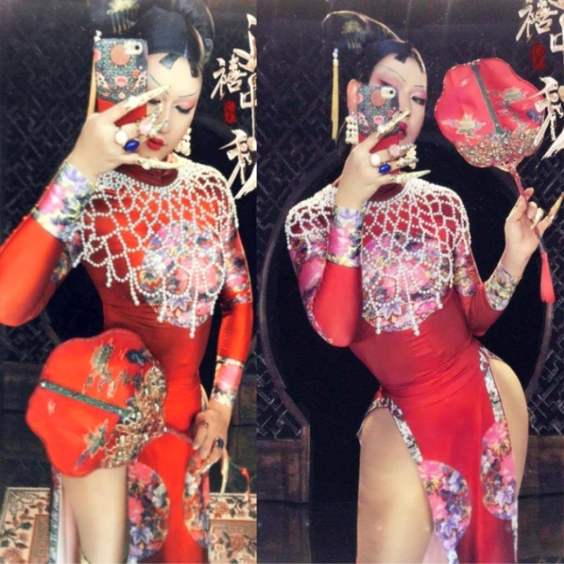 延禧攻略同款古装女清朝宫廷影楼摄影主题写真舞台酒吧旗袍演出服在类目 女装/女士精品, 唐装/民族服装/舞台服装, 民族服装/舞台装中 - 来自Buy2taobao.com提供专业的淘宝代购服务