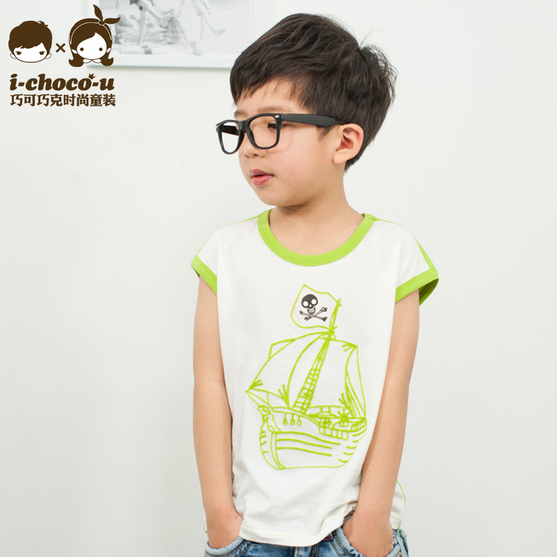 韩版潮儿童短袖T恤...