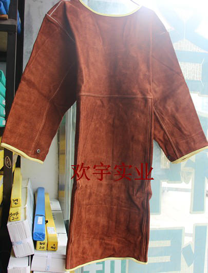 电焊围裙牛皮反穿衣长袖电焊工作服烧焊防火防烫阻燃耐磨 电焊机|ruв категории начало ежедневно, защитное оборудование, защитная одежда - от Buy2taobao.com для оказания профессиональной услуги покупки агента Taobao