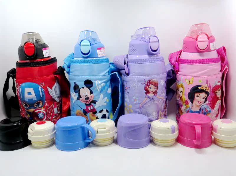 Disney children Dual use Warmers straw Water cup student Stainless steel Double cover Cup cover glass 3202in the Tableware , Cup/Cups/Kettle , Mug category - from Buy2taobao.com to provide professional Taobao agent buy service