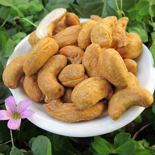  远山农业 原味炭烧腰果250g 无皮腰果 年货茶点推荐 新货特价