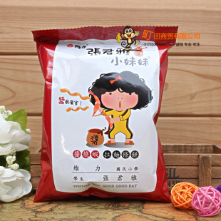  町田零食*台湾进口特产 张君雅小妹妹 酱烧虾味拉面条饼65g