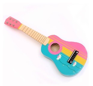 【晗宝宝】木制吉他儿童玩具吉他 民谣小吉它