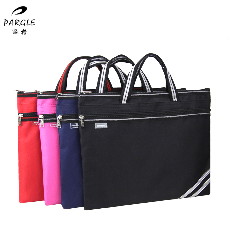 Paige portable file pocket business affairs Package Briefcase lady Meeting Kit student Canvas bagin the Leather/Lady bags/Men's bag, Men's bags category - from Buy2taobao.com to provide professional Taobao agent buy service