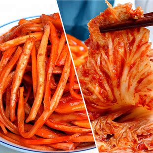  【首坞儿】正宗韩国泡菜辣白菜 韩式泡菜特色桔梗 狗宝套组 包邮