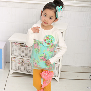  童装女童春装韩版新款儿童宝宝春款运动套装长袖+裤子原创