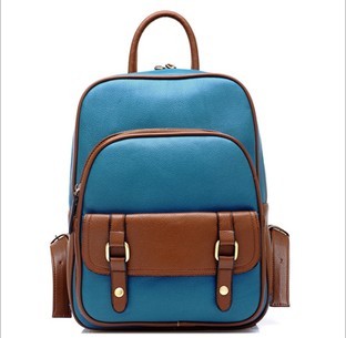 复古英伦学院风双肩包...