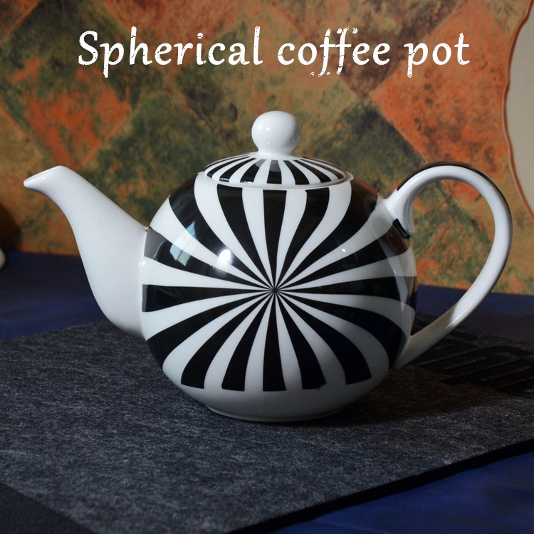 日式球形咖啡壶 陶瓷壶 圆形壶 咖啡杯 茶壶带过滤孔 微瑕疵壶|msdalam kategori pinggan mangkuk, kopi, periuk kopi - dari Buy2taobao.com untuk memberikan perkhidmatan ejen Taobao profesional membeli
