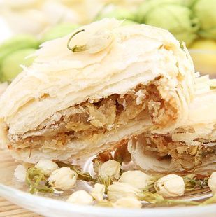  20个起包邮 云南特产食品滇味堂酥皮茉莉花饼鲜花饼30克传统糕点
