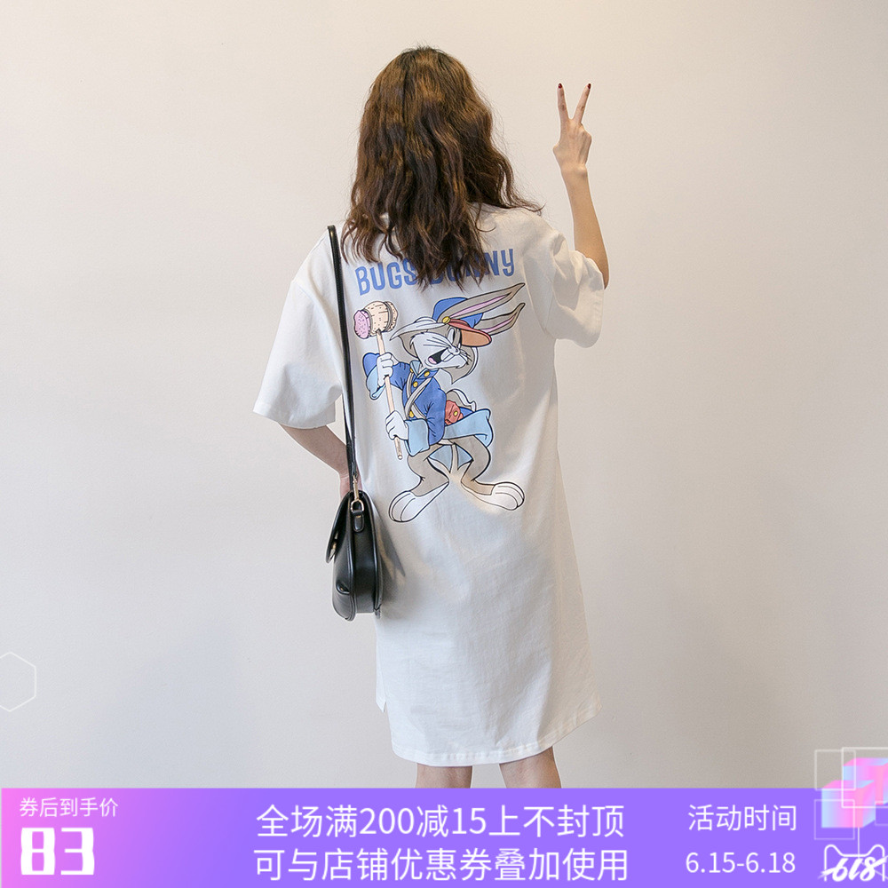 2019孕婦裝春夏時尚短袖孕婦T恤裙中長款連衣裙寬松大碼薄款上衣在類目 孕婦裝/孕產婦用品/營養, 孕婦裝, 連衣裙中 - 來自Buy2taobao.com提供專業的淘寶代購服務