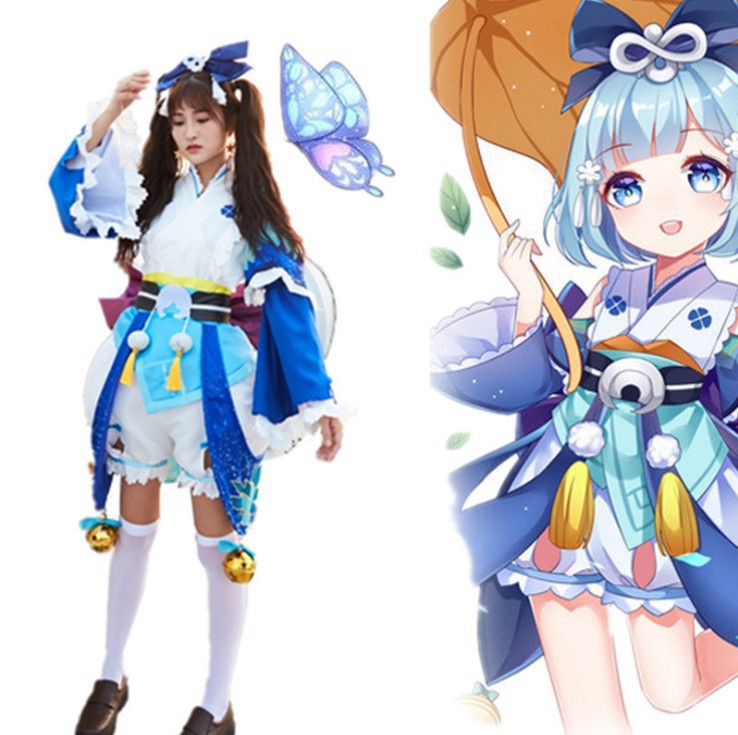 丹枫秋意 萤草cos服 网易手游阴阳师 R式神萤草觉醒皮肤莹草Z02|ruв категории Женская одежда, костюм/национальная одежда/театр костюм, национальная одежда/этап погрузки - от Buy2taobao.com для оказания профессиональной услуги покупки агента Taobao