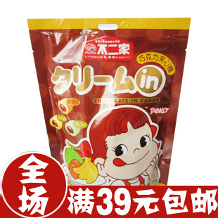  不二家 巧克力夹心糖(香橙+香蕉+哈密瓜）120g/袋