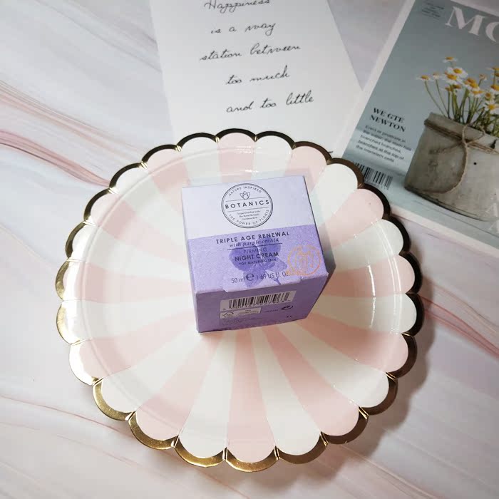 Boots Botanics Triple Age Renewal Night Cream Moisture Night Creamin the Skin Care/Body/Essential oils , Emulsion/Cream category - from Buy2taobao.com to provide professional Taobao agent buy service