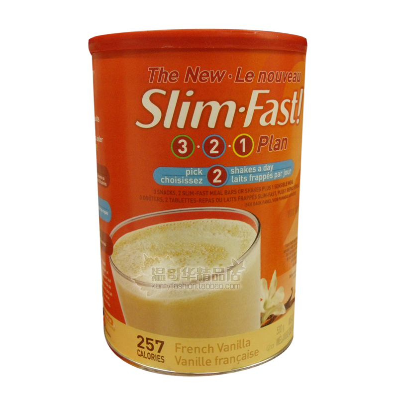 现货加拿大Slim-fast 蛋白粉能量冲饮 代餐三步