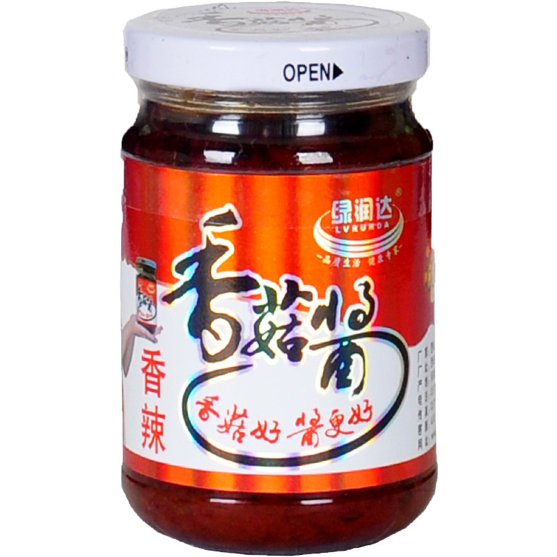 1瓶全店包邮 河南特产西峡绿润达香菇酱香辣味210g下饭菜授权正品