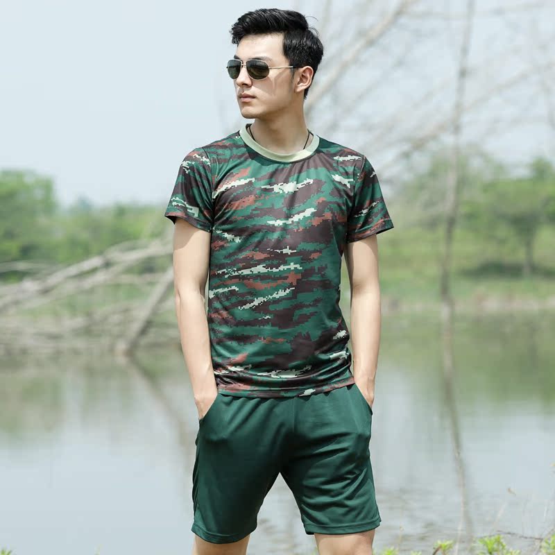 夏季体能训练服套装特种兵迷彩短袖男 军迷透气t恤战术上衣加短裤|ruв категории открытый/альпинизм/в поход/Поездки товаров, армия поклонников одежды/армия поклонников товаров, камуфляж/армия поклонников одежды/подготовки одежду, футболка - от Buy2taobao.com для оказания профессиональной услуги покупки агента Taobao