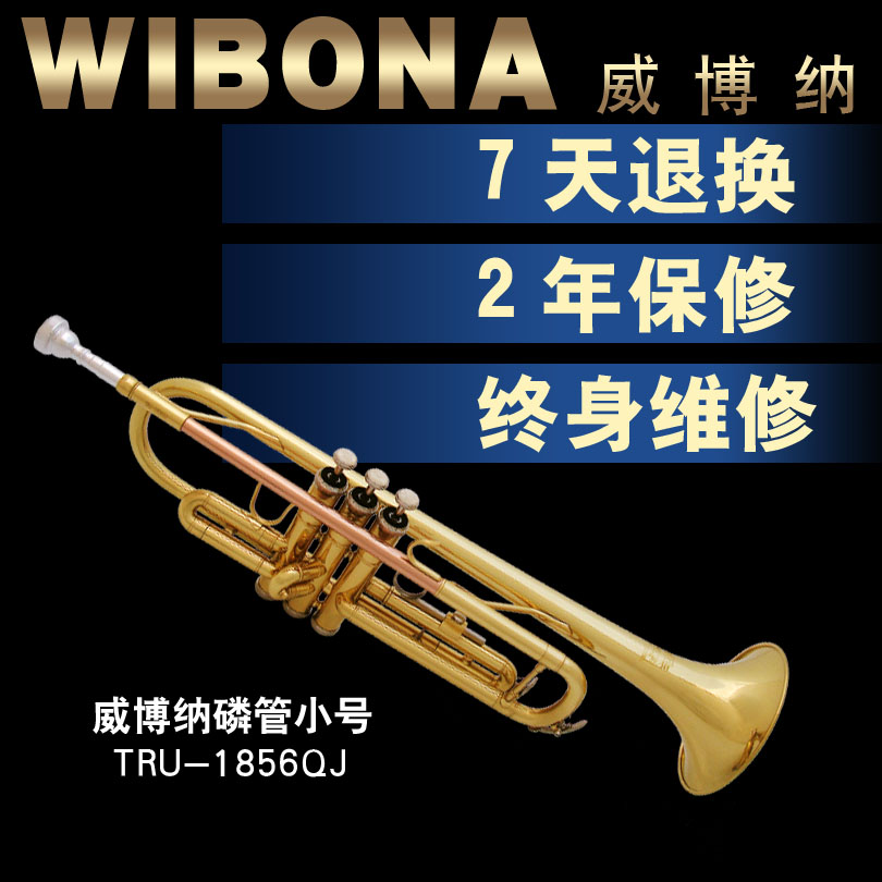 【威博納WIBONA樂器】降B調小號樂器小號三音磷銅吹管有吹奏視頻在類目 樂器/吉他/鋼琴/配件, 西洋樂器, 西洋吹奏樂器, 小號中 - 來自Buy2taobao.com提供專業的淘寶代購服務