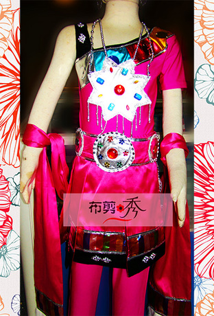 阿西拉依儿童藏族服装表演舞台演出布剪秀女桃