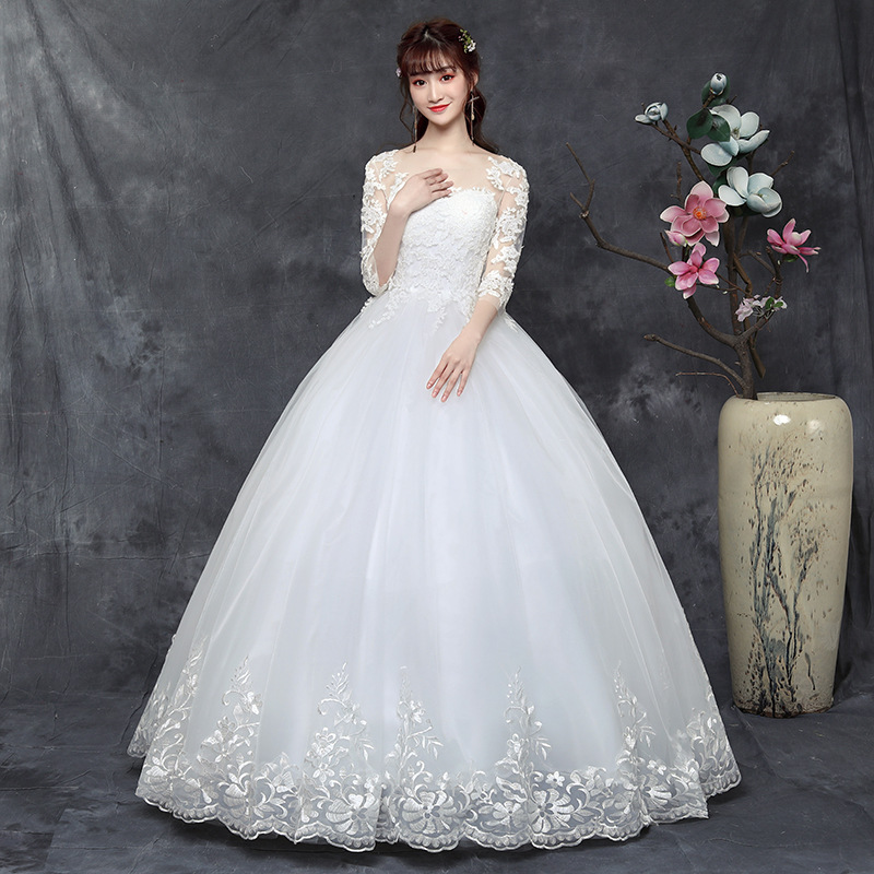 礼服2019新款春夏秋显瘦中袖200斤新娘加肥加大婚纱大码|ruв категории Женская одежда, Cвадебные платья, свадебное платье - от Buy2taobao.com для оказания профессиональной услуги покупки агента Taobao