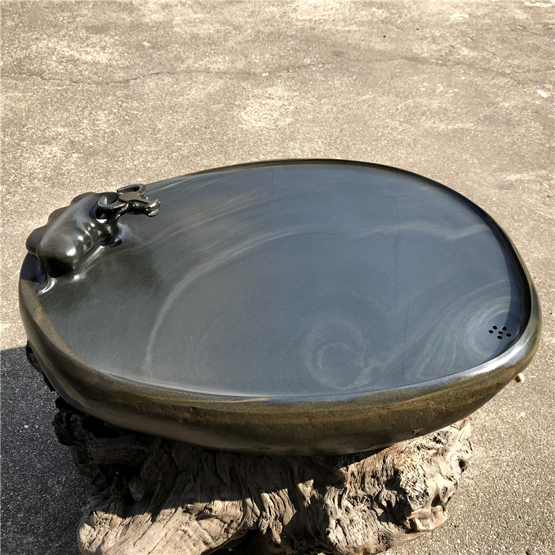 She inkstone Jade belt tea tray Boutique Inkstone rough Conformal practical drainage Chahai Tea Service Crater Duanin the Tableware , Tea set , Tea tray category - from Buy2taobao.com to provide professional Taobao agent buy service