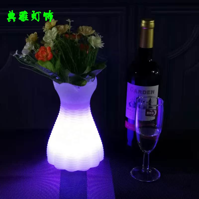 LED酒吧装饰台灯创意七彩发光小花瓶灯咖啡厅餐厅个性桌灯小夜灯|msdalam kategori keluarga memasang ibu, Lampu & Lighting Fixtures, lampu meja, lampu meja - dari Buy2taobao.com untuk memberikan perkhidmatan ejen Taobao profesional membeli
