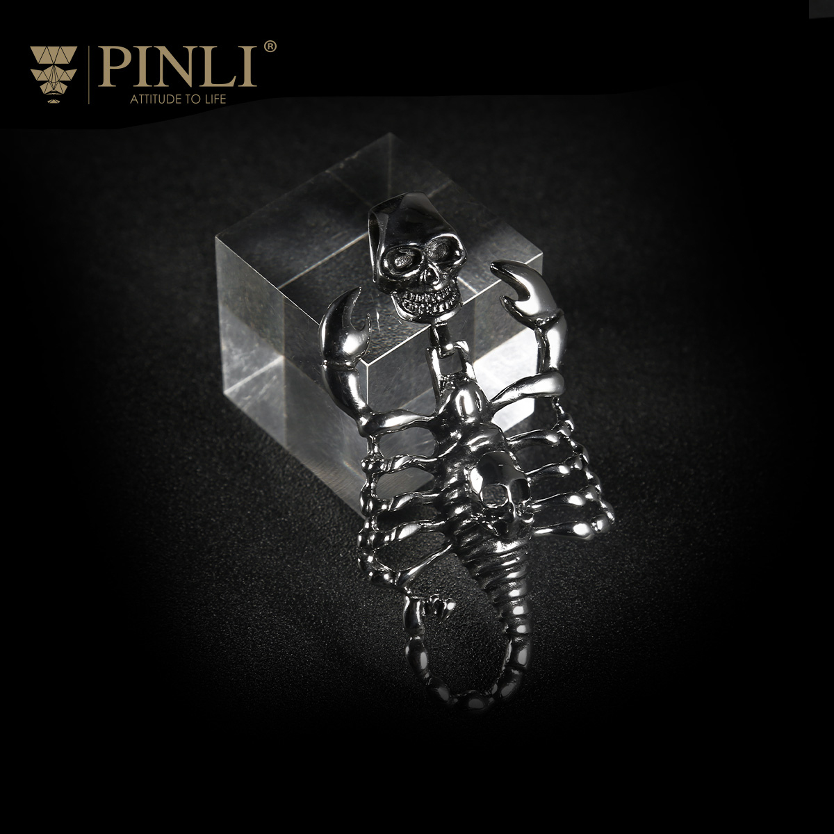 PINLI Chemicals legislation 2017 Autumn new pattern Accessories Stainless steel Scorpion Pendant Jewelry jewelry D173630542in the Accessories/Leather belt/Hat/Muffler , Other Accessories category - from Buy2taobao.com to provide professional Taobao agent buy service