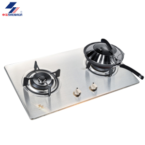 申花JZT-601XB3-3不锈钢嵌入式燃气灶煤气灶