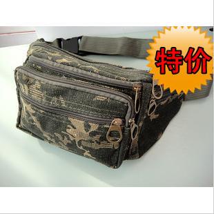  新款爆款男包腰包休闲包包时尚户外帆布迷彩包男士运