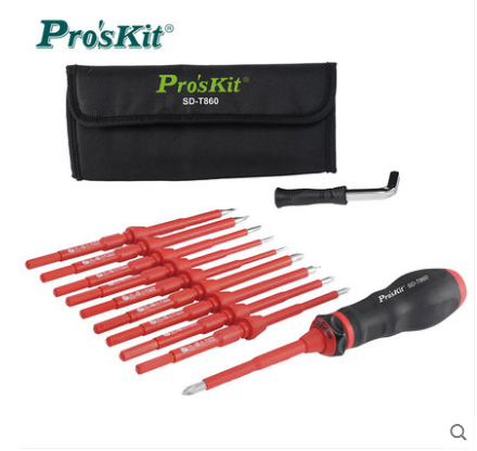 台湾宝工Pro'skit SD-T860 12pcs VDE换头牛柳起子组|ruв категории оборудование/инструменты, ручной инструмент, отвертка, отвертки голову, отвертка набор - от Buy2taobao.com для оказания профессиональной услуги покупки агента Taobao