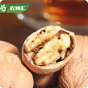  热销3万【农博汇】新疆特产 原味薄皮 生纸皮核桃 新货 仁大 特价