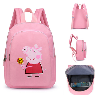 上新小猪佩琪皮卡丘儿童双肩包男女童背包幼儿园小学生卡通书包潮