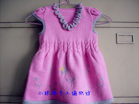 2014春秋款纯手工<em>编织</em>儿童毛衣/宝宝、<em>女童毛</em>