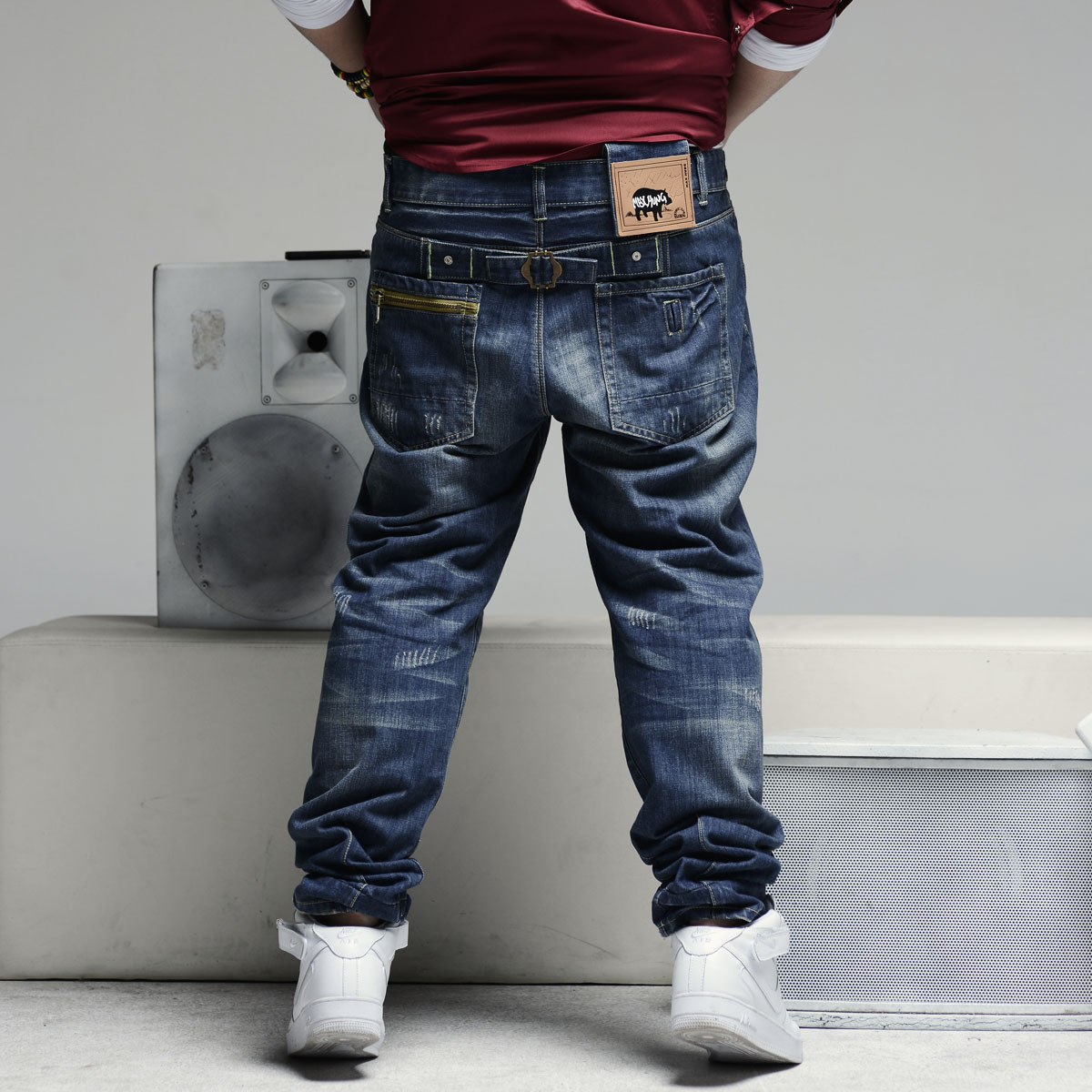 【加肥牛仔裤】_牛仔裤肥用开水烫_牛仔裤肥