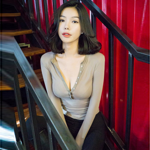 春夏性感修身深V领紧身显瘦运动T恤女长袖健身瑜伽上衣跑步打底衫|msdalam kategori sukan/pakaian kasual, Sukan T-shirt - dari Buy2taobao.com untuk memberikan perkhidmatan ejen Taobao profesional membeli