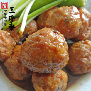  三珍斋 200克狮子头 年货 卤味 全场任选2包包邮