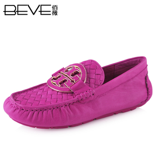  春新款正品真皮欧美英伦豆豆鞋女鞋韩版休闲平跟单鞋女