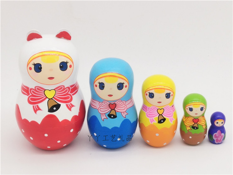 Five layer Russia Doll sets film Same item Puzzle wooden Toys technology gift Home Furnishing Ornaments decoratein the Arts and crafts , Overseas Crafts , Russian specialties category - from Buy2taobao.com to provide professional Taobao agent buy service