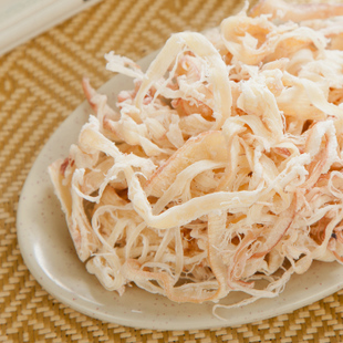  #特价猫独家优惠#海鲜零食 烧烤手撕鱿鱼丝100g 墨鱼丝色香味包邮