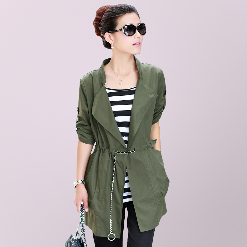 哥弟女风衣中长款- 哥弟女装风衣_哥弟连衣裙_哥