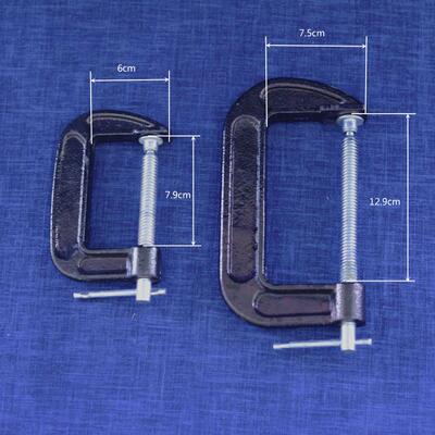草木染植物染色夹几何木板夹G字夹锻钢摇杆夹子手工作品素材工具