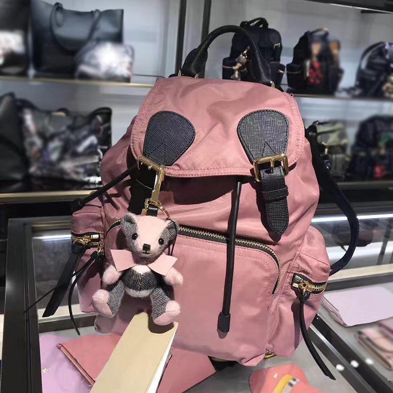 Hong Kong Agency purchase nylon Backpack 2019 Star Same item canvas knapsack Versatile oxford Female bag Bagin the Leather/Lady bags/Men's bag, Backpack  category - from Buy2taobao.com to provide professional Taobao agent buy service