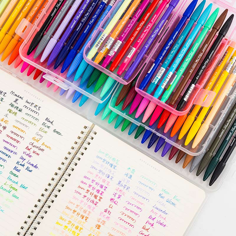 Genuine monami3000 慕娜 America Water pen colour neutral fibre Hook line pen 24 Color full gift boxin the Electronic Dictionary/Electronic paper book/Stationery , Painting tools/Painted wood/Calligraphy Supplies , Watercolor pen category - from Buy2taobao.com to provide professional Taobao agent buy service
