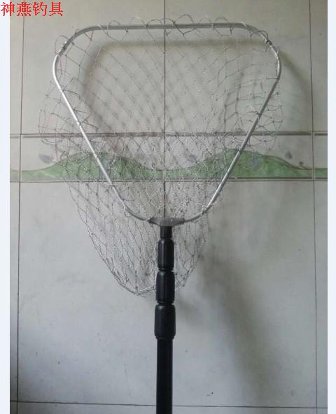 God Yan high-grade Black Rod Dip net Triangular mesh 4.5 rice 3.5 rice 3 meters Telescopic positioning foldin the Outdoor/Mountaineer/Camping/Travel Goods , Fishing equipment , Dip net category - from Buy2taobao.com to provide professional Taobao agent buy service
